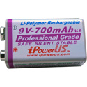 iPower Li-Polymer Rechargeable Battery - 9V 700mAh