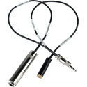 Photo of Sescom IPHONE-ML14-1 Recording Cable iPhone Compatible 1/8 TRRS-M to 1/4 TS Guitar Jack & 3.5mm Monitoring Jack - 1 Foot