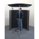 ClearSonic IPFD IsoPac F Complete Medium Vocal Iso Booth Package with Acrylic Drum Shields & Sorber Sound Absorption