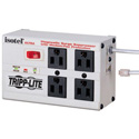 Tripp Lite ISOTEL4ULTRA 4-Outlet w/ Modem/Fax Protection Isobar Surge Suppressor