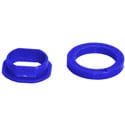 Photo of Canare IU-7/16 2-Piece Expandable Panel Isolation Bushing - Blue