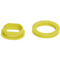 Photo of Canare IU-7/16 2-Piece Expandable Panel Isolation Bushing - Yellow