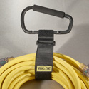 Photo of Rip-Tie 2x24 Inch Cable Carrier / 16cm Carabiner Style 50-Pack (Black)