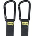 Photo of Rip-Tie J-B6-C02-BK 1x 6 Inch Carabiner 2-Pack Black