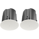 Photo of JBL Control 447HC 6.5-Inch RBI-Equipped Two-Way Coaxial Ceiling Loudspeaker for High Ceilings - White - Pair