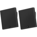 JBL SLP14/T-BK SLP 200 Watt Peak On-Wall 2-Way Speaker with 4-Inch Driver - Black - Pair