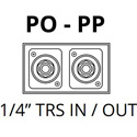 Photo of Jensen PO-PP Single Channel Ground Isolator for High Output Professional Line Level 1/4 Inch TRS Signal