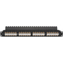 Photo of Black Box JPM810A-HD 1U CAT5e Feed-Through Patch Panel - Unshielded 48-Port