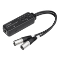 KanexPro AUD-DTE-XLROUT Dante 2-Channel XLR Output Adapter - PoE & USB-C Powered