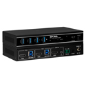 KanexPro KVM-2X1HDMI8K 2x1 HDMI 8K@60 KVM Switcher with Hotkey Switching - 2x Host with USB 3.0 to 1x HDMI Output