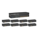 KanexPro SP-1X8HD 8G 1x8 HDMI 2.0 Splitter Extender Kit up to 492 Feet - HDCP 2.2/HDCP 1.4 and DVI 1.0 Compliant