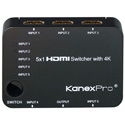 KanexPro SW-HD5X14K 5x1 HDMI Switcher with 4K Support