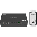 KanexPro WP-EXTHDBTKIT Single HDMI 2.0 Wallplate Transmitter over HDBaseT 70M (230 Feet) with IR and POC Receiver Set
