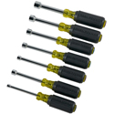 Klein 631 Nut Driver Set with 3-Inch Shafts - Cushion Grip - 7-Piece