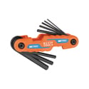 Photo of Klein Tools 70540M Compact Folding Hex Key Set - 8-Key Metric Sizes