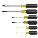 Photo of Klein Tools 85074 6-Piece Slotted and Phillips Cushion-Grip Screwdriver Set