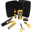 Klein Tools VDV001819 VDV Apprentice Cable Installation Kit with Scout Pro 2 - 6-Piece Set