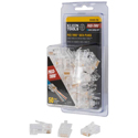 Photo of Klein Tools VDV826-704 Pass-Thru Modular Data Plugs - RJ45-CAT6A - UTP - 50-Pack