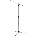 K&M 210/2 Microphone Stand - Chrome