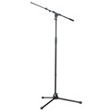 K&M 210/9 Microphone Stand with Boom Arm - Black