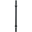 K&M 21360 Distance Rod with Top and Bottom Ring Lock - Black