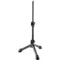 K&M 23150-100-55 Telescopic Tabletop Mic Stand - 1/4 Inch Threaded Connector - Black - 9 to 16 Inch Height