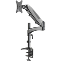 K&M 23873 Video Monitor Desk Mount for Flat Screens up to 32-Inch (81cm) and 17.63lbs (8kg) - Black