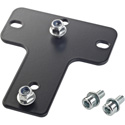 K&M 24359 Speaker Wall Mount Adapter Plate 6 - Black