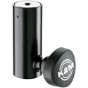 K&M 24528 Stand Reducer Flange for K&M Speaker and Light Stands with M10 Female Thread - Black