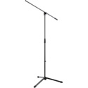 K&M 25400 Tripod Microphone Stand with Boom - Black