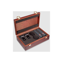 Neumann KM 185-MT-STEREOSET Small Diaphragm Condenser Microphone Stereo Set in Black with Accessories in Wooden Case