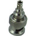 Kings 206H-034-00001N 1.0/2.3 DIN Female To BNC Male Inline Adapter - Nickel