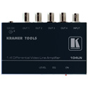 Photo of Kramer 1x4 Composite Video Differential Line Amplifier with Level and EQ Control