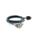 Photo of Kramer C-GM/5BF-6 Molded 15-pin HD (M) to 5 BNC (F) Breakout Cable - 6 Ft.