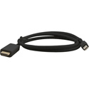 Kramer C-MDP/HM(B)-6 Mini DisplayPort to HDMI Cable - Male to Male - Black - 6 Foot