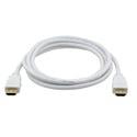 Photo of Kramer C-MHM/MHM Flexible High-Speed HDMI Cable with Ethernet and Pull Resistant Connectors - White Jacket - 2 Ft.