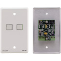 Photo of Kramer RC-2C(W) Wall Plate Insert - 2-Button Control Keypad - White