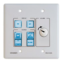 Kramer RC-63A-US 6-button KNET Control Keypad with Knob - White