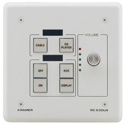 Kramer RC-63DLN 6-Button KNET Control Keypad with Knob with Displays - Black
