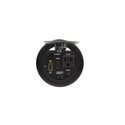 Kramer RTBUS-11-B Round Table Mount Multi-Connection Solution - Pneumatic Lid - Black Sand Blasted Finish
