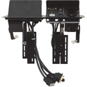 Photo of Kramer Tbus-202XL B Pop-Up Table Mount Multi-Connection Unit - Black Anodized Aluminum Top