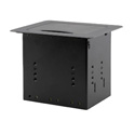 Photo of Kramer TBUS-3XLB Table Mount Modular Multi-Connection Solution - Black Sand Blasted Top