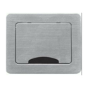 Photo of Kramer TBUS-5XLBC Table Mount Modular Multi-Connection Solution - Silver Sand Blasted Top