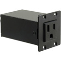 Photo of Kramer TS-W1US Dual Insert US Power Socket Module for TBUS Table Boxes - Black