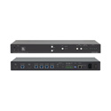 Kramer VM-214DT 2x1:4 4K60 4:2:0 HDMI & Extended-Reach HDBaseT Switchable DA with Ethernet/RS-232/IR/Stereo Audio