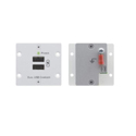 Photo of Kramer W-2UC Wall Plate Insert - Dual USB Charger - Gray