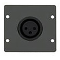 Photo of Kramer WA-1XLF Wall Plate Insert - XLR(F) - Black