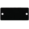 Kramer W-Blank Wall Plate Insert Blank Slot Cover Plate (Black)
