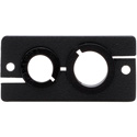 Photo of Kramer WCP-21(B) Two-Sized Cable Pass-Through Wall Plate Insert