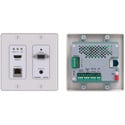 Kramer WP-20/US(W) Active Wall Plate Transmitter - HDMI/VGA/RS-232/ETH and Audio HDBaseT